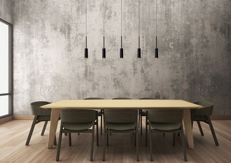 Lucide TUBULE - Závesné svietidlo - LED - 5x7W 2700K - Čierne